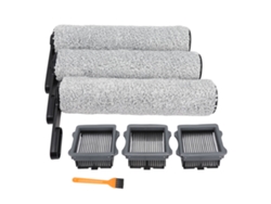 Kit De Repuestos Para Tineco S5: 3 Rodillos, 3 Filtros Hepa Y Cepillo De Limpieza.