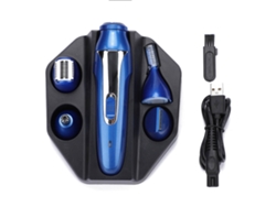 Depilador Eléctrico Portátil 5 En 1 Para Barba, Nariz, Oídos, Cabello Y Cejas - Kit De Cuidado Masculino Sportsman