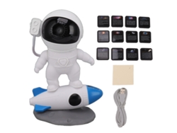 2026-proyector De Estrellas Y Galaxias Con Luz Nocturna Astronauta Usb C Rotación 360 Grados Para Dormitorio Y Fiesta