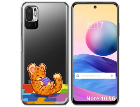 Carcasa Xiaomi POCO M3 Pro 5G TUMUNDOSMARTPHONE Dibujos Transparente Multicolor