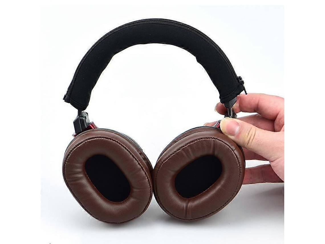 Almohadilla de neopreno con cremallera para la diadema, repuestos para Audio Technica ATH-MSR7