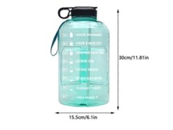 Botella De Agua Deportiva Para Actividades Al Aire Libre De Gran Capacidad, Práctica Y Plegable. Rosewell