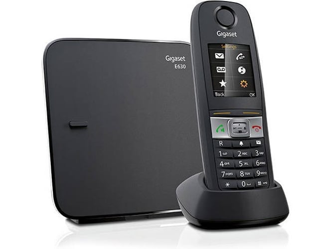 Teléfono fijo Sin Cable GIGASET E630 negro