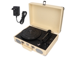 Tocadiscos portátil con altavoces integrados y Bluetooth