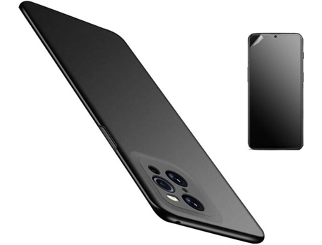 Kit Carcasa Y Protector Oppo Find X3 Pro Ultimatte Turtleshell Negro