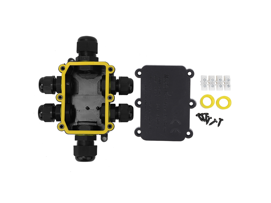 Caja De Conexiones De Plástico Ip68 Para Conexión Subacuática, 5 M, T100, 450 V Ca 24 A, Caja De Protección Eléctrica Ul94v-2