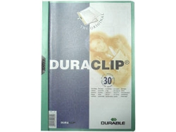 Carpeta DURABLE Duraclip 30 Verde (A4 - PVC)
