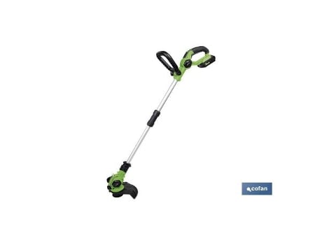 Desbrozadora eléctrica a bateria li-ion 18v 10000 rpm