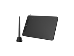 Tableta gráfica VEIKK VK640, tableta de dibujo Digital con 8192 niveles de sensibilidad a la presión, resolución de 5080LPI, tasa de informe de 250RPS negro