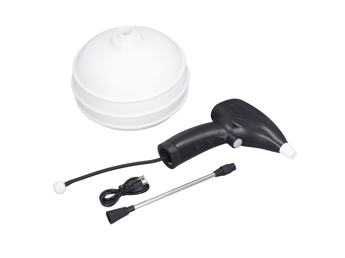 Pulverizador Eléctrico Recargable De 2 Litros Con Barra De Extensión Para La Limpieza De Jardines Y Plantas.