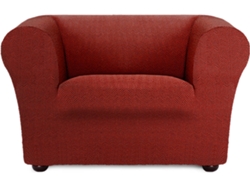 Funda de Sillón EYSA Chester/Klippan Premium Jaz Tejido Multielástico (130 x 110 x 100 cm - Poliéster y Algodón - Caldera)