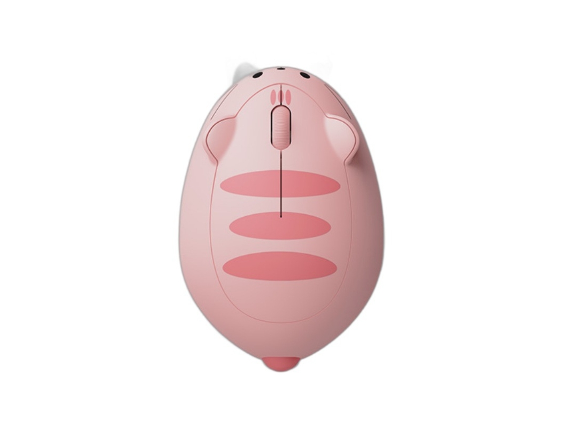 Ratón inalámbrico Yizhood con diseño de gato, 2,4 GHz, diseño creativo, USB óptico, 1200 DPI, mini, para PC, portátil, regalo para niños, color rosa