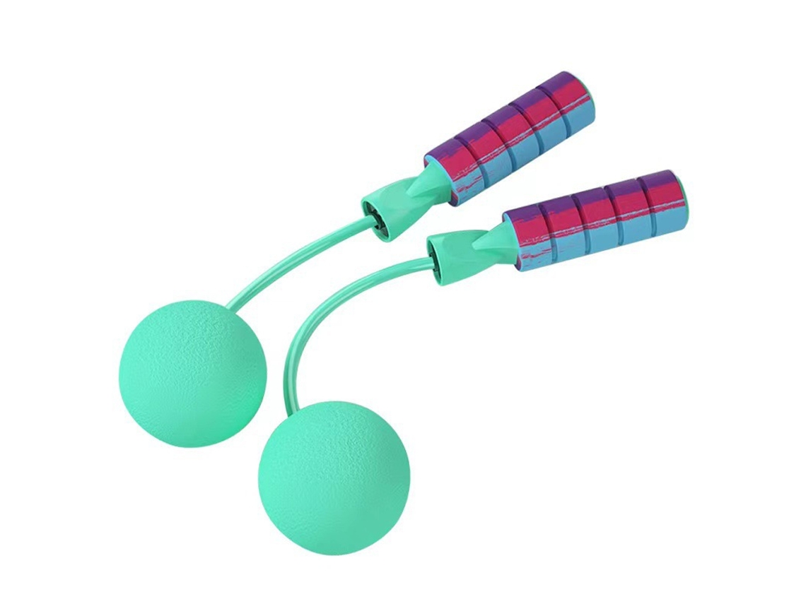 Cuerda de saltar inalámbrica ajustable para adultos y niños, entrenamiento de fitness sin cuerda