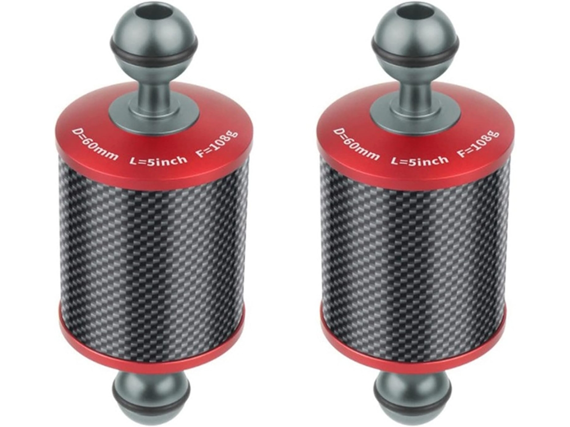 2 Flotadores De Fibra Para Brazos Acuáticos, Diámetro 60 Mm (5 Pulgadas)