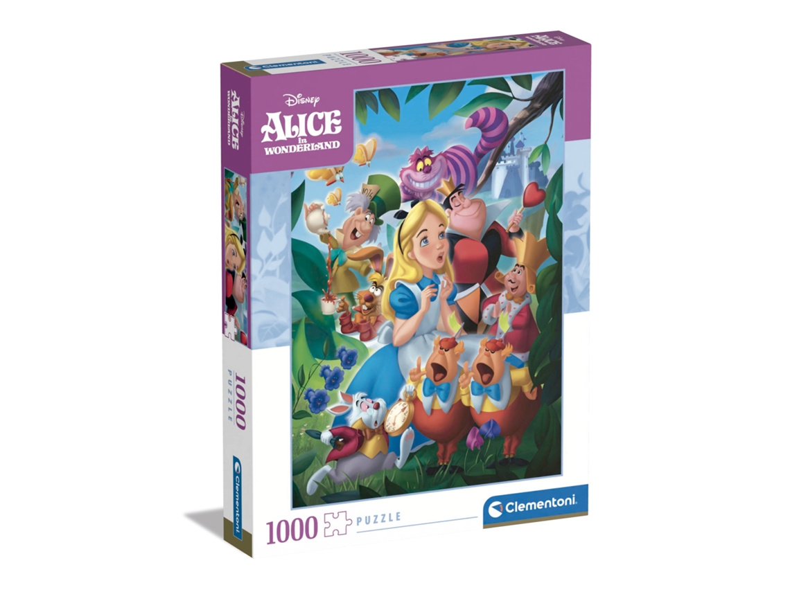 Puzzle de 1000 piezas Alicia en el país de las maravillas Clementoni
