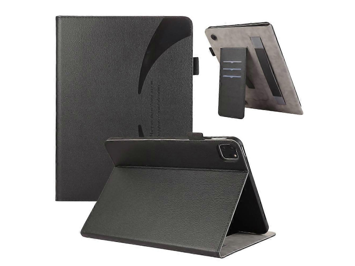 Protector de pantalla para iPad Air 11 (2024), Pro 11 (2020), Air (2022) y Air (2020) en piel sintética negra, anticaídas Hengrongshen (2025).
