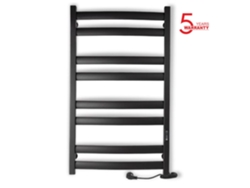 Calefactor eléctrico de baño Atlant 500x900 con temporizador ecológico, 210 W, negro, Laris