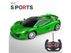 Coche RC 1/18 con luz LED, control remoto de 2,4 G, vehículo deportivo de alta velocidad para niños y niñas, Aeuzwr