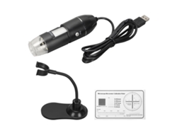 Microscopio Digital Usb Portátil Mini De 50x A 1000x Con Cámara De 8 Led Hd Para Pc Con Windows - Negro