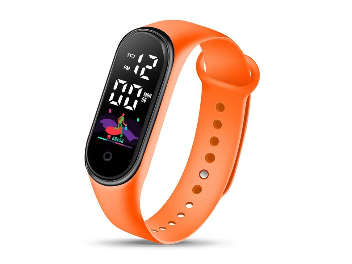 Pulsera Deportiva Impermeável Para Niños, Laranja, 25 *