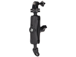 Soporte Para Cámara De Motocicleta Ajustable 360° Y Estable Con Rosca De 1/4 Pulg. Para Cámaras Deportivas.