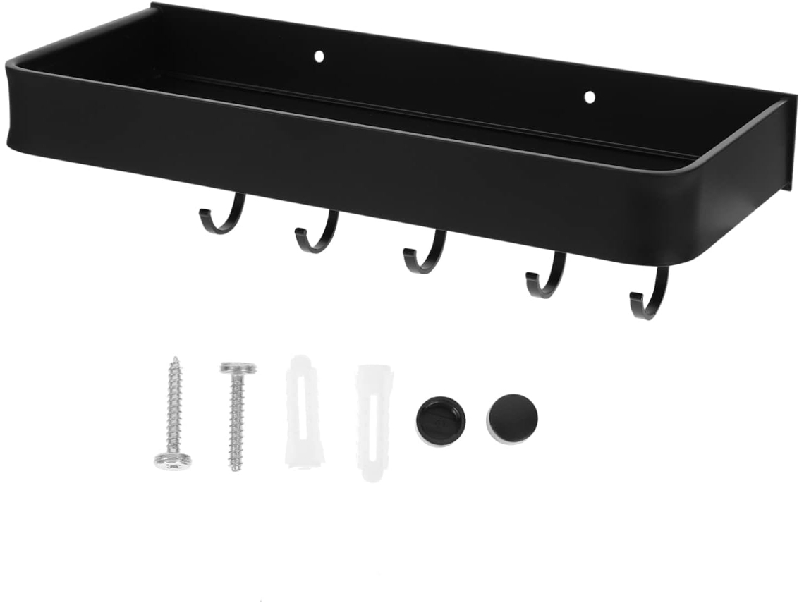 Estante De Almacenamiento Moderno Flotante De Aluminio Montado En La Pared Para