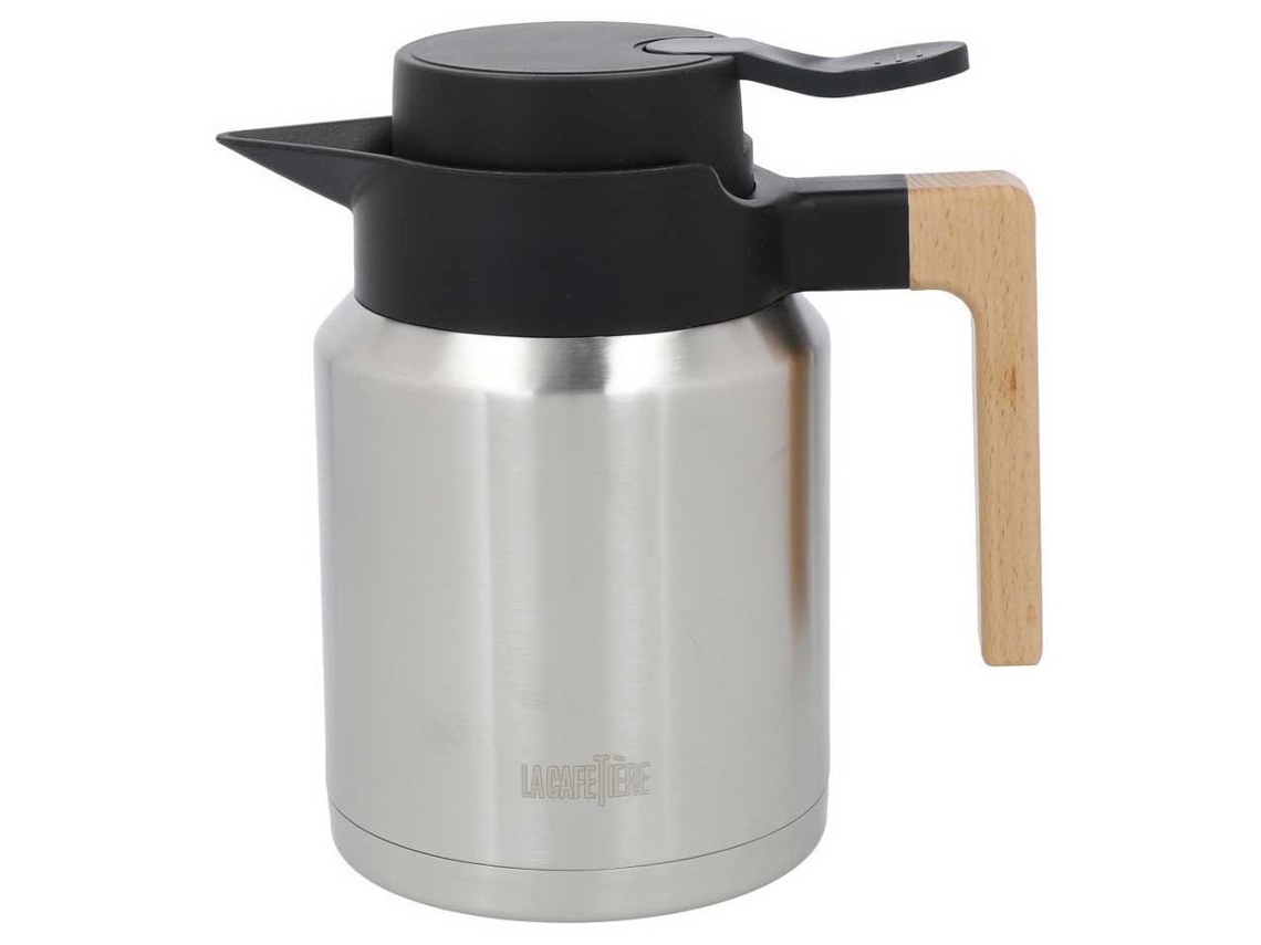 Jarro de Vácuo de Parede Dupla 1.2L Prateadola Cafetiere