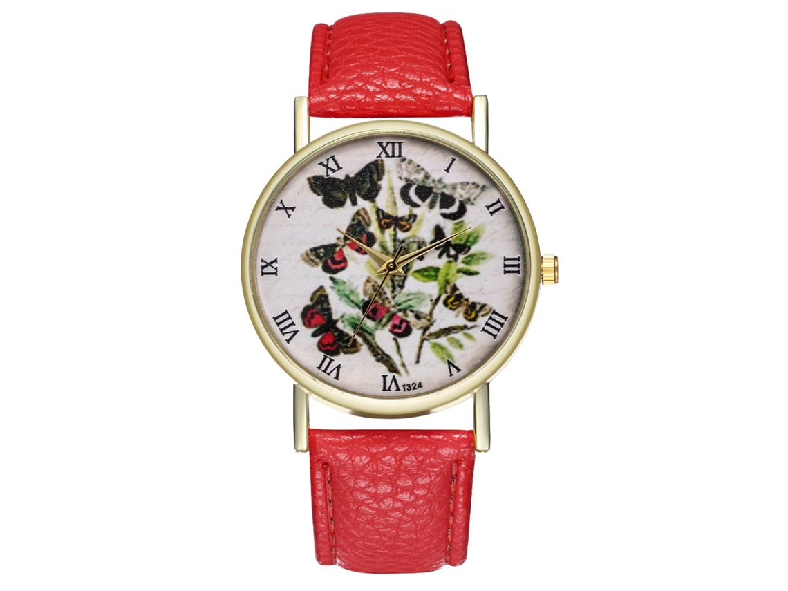Reloj Casual Para Hombre Wwoor Con Correa De Cuero Sintético Impermeable (esfera Azul)