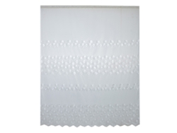 Barras De Cortina De Poliéster Para Ventana Decoración De Dormitorio Y Sala De Estar Voilé Blanco