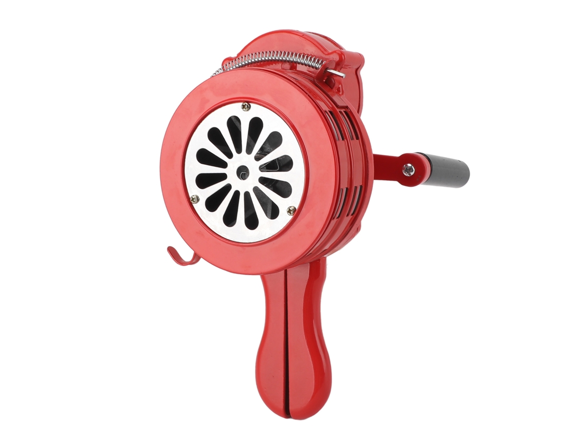 Alarma De Palanca Portátil De 110 Db, Aleación De Aluminio, Sirena De Emergencia Portátil Roja