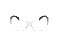 Gafas Protectoras De Plástico Resistentes A Los Rayos Uv Para Ciclismo Y Deportes Al Aire Libre, Lentes Transparentes, Patillas Negras.