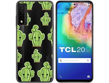 Carcasa TCL 20 5G TUMUNDOSMARTPHONE Cactus Multicolor