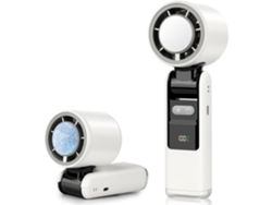 Ventilador Portátil De Mano - 4000 Mah - Con Luz - Hasta 13 Horas De Uso - Ventilador Plegable