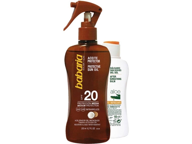 After Sun BABARIA Aloe Vera SPF 20 (200 ml)