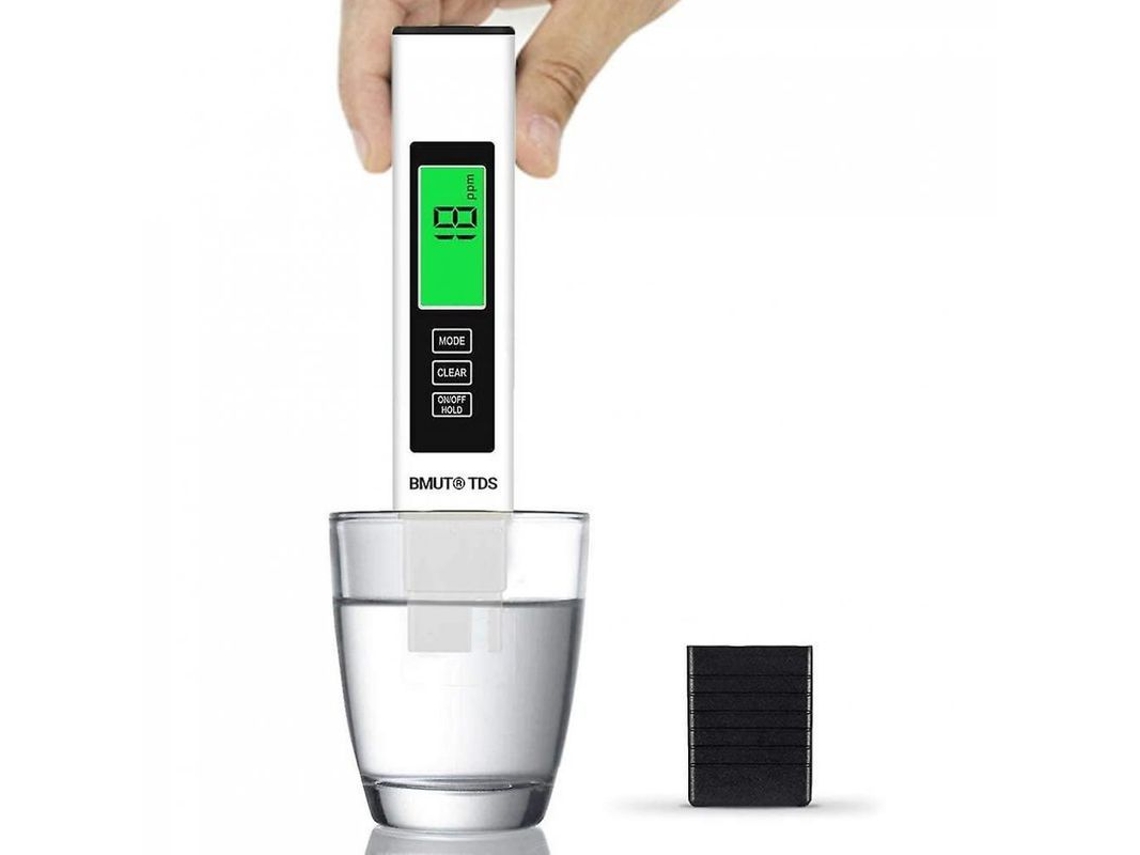 Medidor Digital De Calidad Del Agua 3 En 1 Con Medición De Temperatura, Tds Y Ce, Con Pantalla Lcd Retroiluminada A Prueba De Titanio.