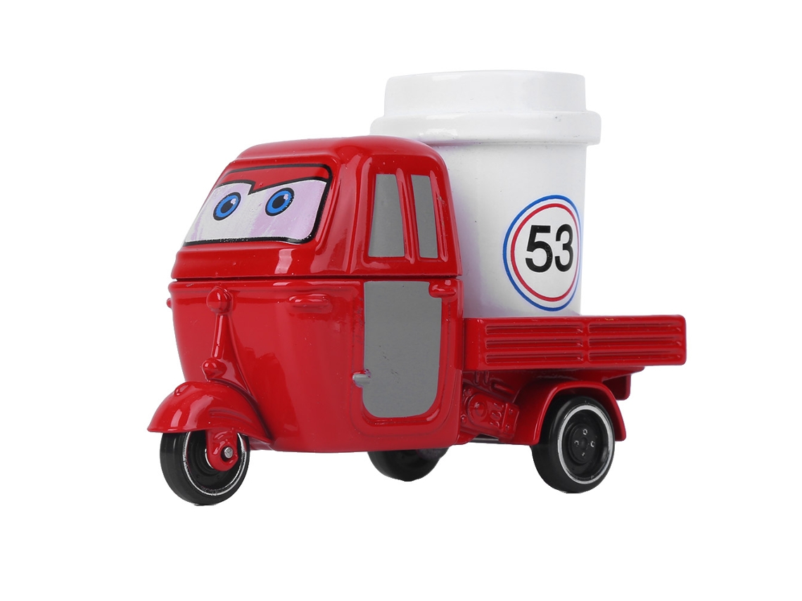 Triciclo De Juguete De Aleación, Modelo Altamente Simulado, Vehículo Rojo Para Niños.