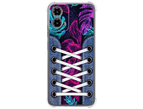 Funda Diseño Zapatillas para Motorola Moto G34 5G TUMUNDOSMARTPHONE Silicona Multicolor