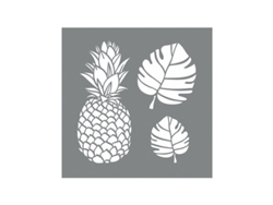 Plantilla tropical - 2 placas