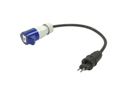 Cable Adaptador 40cm Conectores 3x1,5mm Enchufe Suizo A Cee