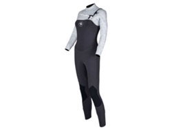 Cz Wetsuit Mulher Xscape 4/3/2 Mm Cinzento Mlaqualung