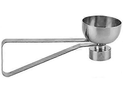 Abridor de huevos con cortador de cáscaras de 2,5 cm de diámetro, fabricado en acero inoxidable, para huevos duros y blandos. Rosewell