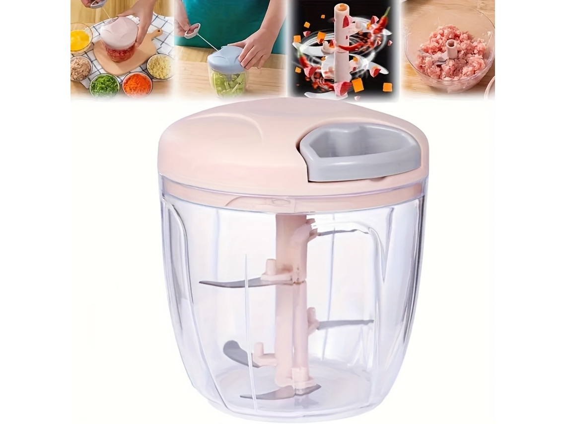 Picadora Eléctrica Compacta, Molinillo De Verduras Y Ajos Para Uso Doméstico, Fácil De Limpiar, Multifuncional.