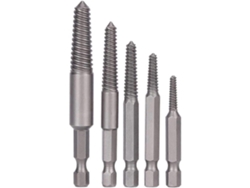 5 Herramientas De Extracción De Tornillos Rotos Con Punta De Broca De Hexágono Para Remover Tornillos Dañados Y Tuercas Oxidadas