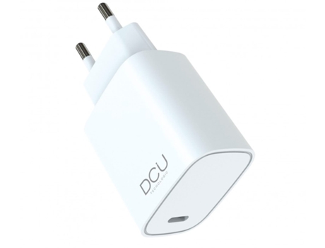 DCU GaN USB Tipo C White / Cargador para pared USB-C 30W