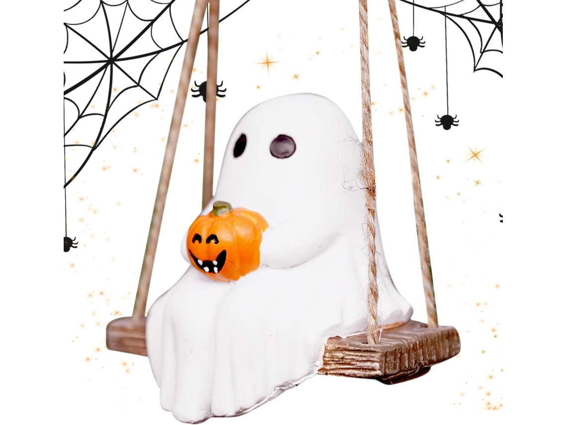 Decoraciones Para El Rbol De Halloween Adornos Colgantes Fantasmas Lindos Resistentes A La Intemperie Fiestas En
