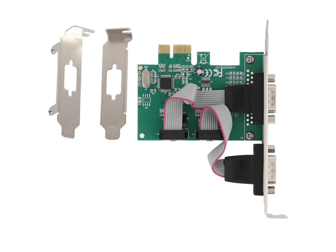 Adaptador Convertidor De Tarjeta Pci-e Express De 2 Puertos 2*rs-232 Serial Com