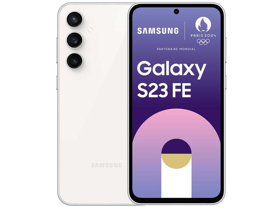 Smartphone SAMSUNG Galaxy S23 Fe Dual Sim (Reacondicionado Como Nuevo - 128 GB - Blanco)