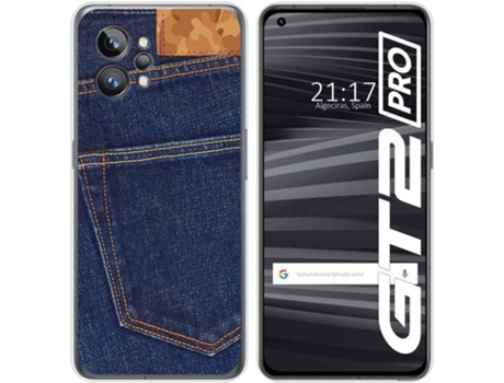 Carcasa para Realme GT 2 Pro 5G TUMUNDOSMARTPHONE Dibujos Vaquero Multicolor
