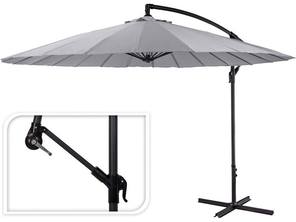 Sombrilla PROGARDEN Gris Sunshade Claro (300 cm)