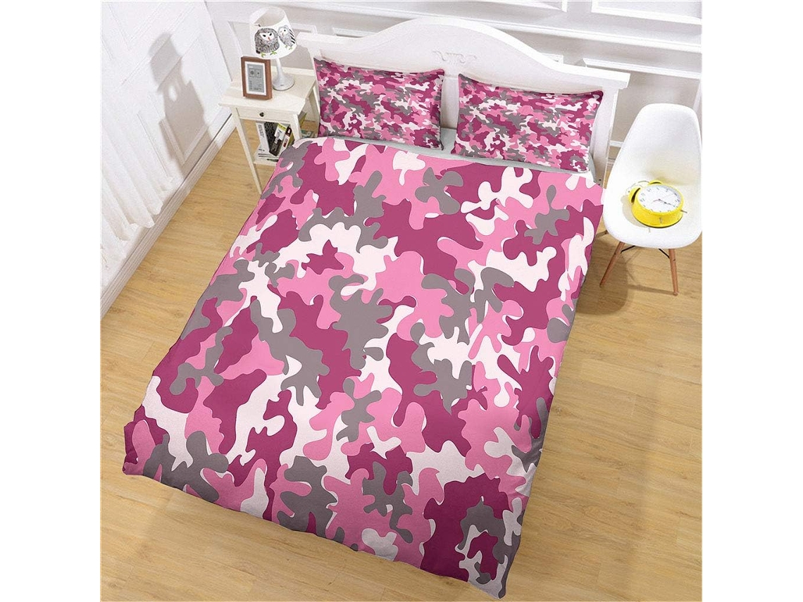 Funda Nórdica Estampado Juego Cama Funda Microfibra Almohada Juego 140x200cm 65x65cm 140 X 200 Cm 65